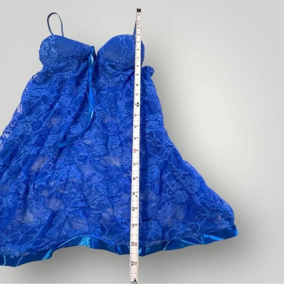 Lot/2 Hot Pink/Blue Lace Lingerie - Picture 6 of 16